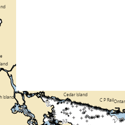 ISLANDS IN LAKE ERIE INCLUDING SANDUSKY BAY OHIO (Marine Chart :  US14844_P1208)