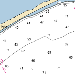 Top Spot Fishing Map N239, North Carolina Inshore, Pamlico Sound to  Morehead City and Bogue Inlet