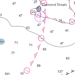 Top Spot Map N239 Pamlico Sound to Morehead City and Bogue Inlet for sale  online